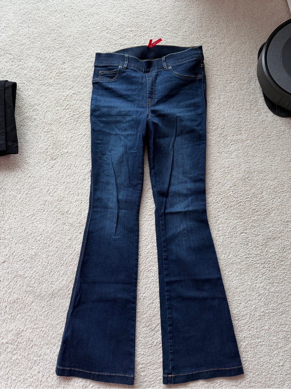 SPANX Dark Blue Flare Jeans